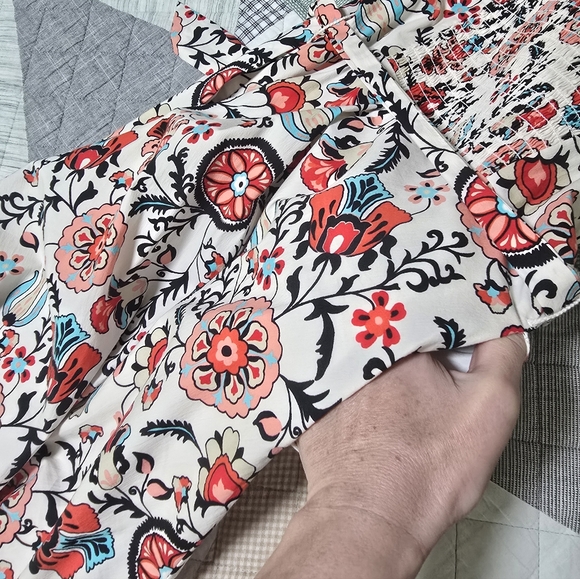 T Tahari Multicolor Floral Midi Dress - Picture 8 of 13